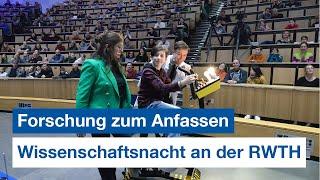 Wo Kuchen fliegen und Blitze zucken: RWTH-Wissenschaftsnacht 2024 