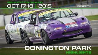 2015 BRSCC Mazda MX-5 Championship - Donington Park Rnd 17, 18 & 19