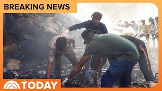 Air India Flight Carrying 242 People Crashes After Takeoff