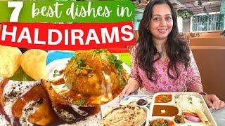 7 BEST INDIAN FOOD dishes to eat in HALDIRAMS DELHI