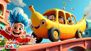 Learn the Fruit Buses : A Fun Wheels on the Bus Song! + More Nursery Rhymes & Kids Songs