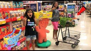 Kids Pretend Play Shopping at Supermarket for Healthy food part 3