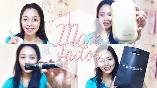 MAX FACTOR Facefinity Compact + Masterpiece Mascara Review