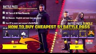 HOW TO BUY SEASON 1 CHEAPEST 220 CP BATTLE PASS CODM S1 HEIST COD MOBILE 2022