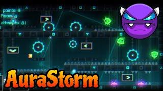 AuraStorm by WatehRY 100% (Easy Demon) - Geometry Dash 2.2