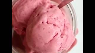 3 Ingredient No Churn Healthy Strawberry Ice Cream (Paleo, Vegan, Gluten Free, Dairy Free)