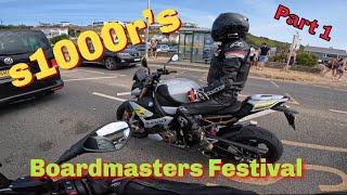 s1000r’s at Boardmasters Festival 2022… part 1