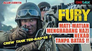 TANK PALING NEKAD HADANG BATALION SS NAZ1 YANG HENDAK MENYERANG BASECAMP SEKUTU - ALUR CERITA FURY