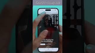How to use ChatGPT on iPhone  The BEST WAY!  #chatgpt #shorts #technology #ai