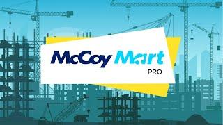 McCoy Mart I B2B Shopping App for Construction Professionals