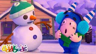 Pogo's Snowman is alive! ️️| Oddbods | Monster Cartoon for Kids