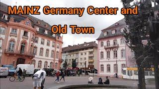 MAINZ  Germany  Center and Old Town