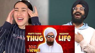 Indian Reaction to Mufti Tariq Masood funny jokes / Mufti Tariq Masood thug life| Raula Pao