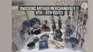 UNBOXING MY IKEMEN VAMPIRE ARTHUR'S MERCHANDISES !! 6th - 8th BOXES