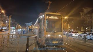 Tramvaiul Colindelor Bucur LF 415 pe linia 1