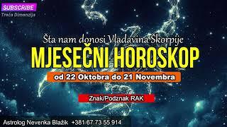 Mjesečni Horoskop od 22 Oktobra do 21 Novembra (Sunce u Škorpiji)