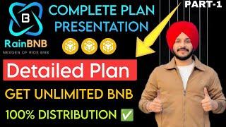 RAIN BNB // COMPLETE PLAN PRESENTATION (PART-1) // MUST WATCH