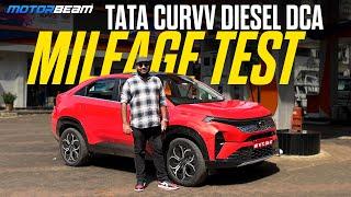 Tata Curvv Diesel DCA Mileage Test - Better To Drive Than EV? | ​⁠@MotorBeam