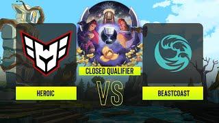 Dota2 - Heroic vs beastcoast - ESL One - Bangkok: South America Closed Qualifier