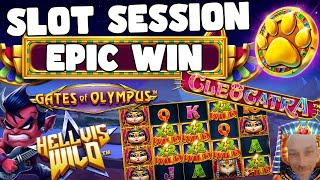 CRAZY SLOT SESSION | WHERE DID THAT COME FROM? BIG WIN ON SLOTS INCOMING??