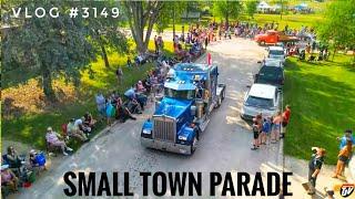 SMALL TOWN PARADE | My Trucking Life | Vlog #3149