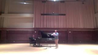 Jake Waldrop (Oklahoma City University) - NTC 2014 Audition tape Jolivet Concertino