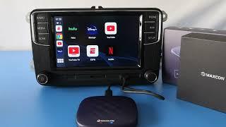 Scumaxcon RCD330 RCD 360 Netflix wireless carplay android auto