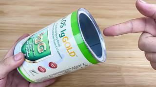 A great idea with an empty tin can! Surprise millions of people!!