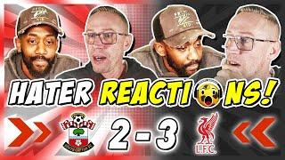 LIVERPOOL RIVALS & HATERS RAGING  REACTION TO SOUTHAMPTON 2-3 LIVERPOOL |  FAN REACTIONS