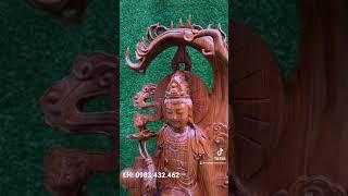 Tượng Bồ Tát Đại Thế Chí gỗ hương 5,8 triệu