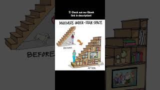 MAXIMIZE UNDER-STAIR SPACE #shorts #civilengineering065 #viral