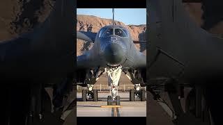 B-1B Lancer “BONE” getting ready at Nellis Air Force Base #b1 #bomber #airforce