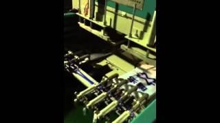 2014 high speed double line T shirt bag making machine