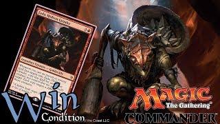 Обзор на 70$ колоду Commander Моноред Гоблины Зада, Измельчительница Эдров Magic: The Gathering