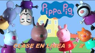 Pippa Pig - Clase en linea 1 y 2 (Completos)