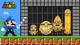 Mario Locked Mega MINIONS in Mario's Prison (Story of transformation) #minions