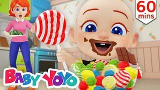 No More Snack Song (Candies) + More Nursery Rhymes & Kids Songs - Baby YoYo