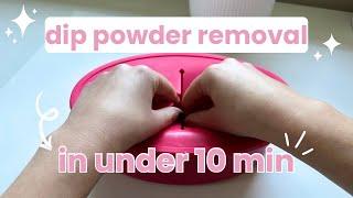 Quick & Easy Dip Powder Removal Under 10 Minutes!