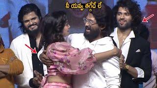 Allu Arjun Tight HUGS Actress Saanvi Megghana | Vijay Deverakonda | Rare Video | Life Andhra Tv