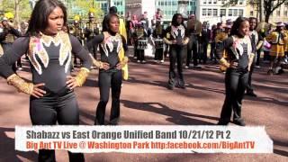 Chronicles Of A Marching Band: Shabazz vs East Orange (Band Battle Part 2) 10/21/12