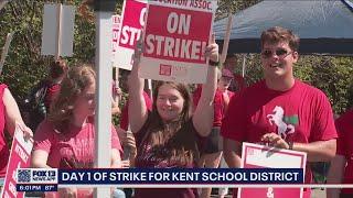 First day of strike for teachers in Kent school district | FOX 13 Seattle