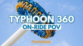 TYPHOON 360 - Huvivaltio PowerPark (On-ride HD POV)