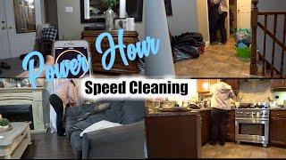 POWER HOUR SPEED CLEAN | DAILY CLEAN WITH ME ROUTINE | DOMESTIC DIVA 76