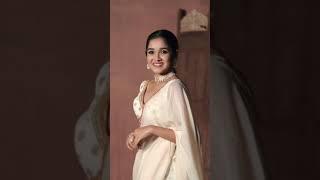 anikha surendran hot saree outfit ️