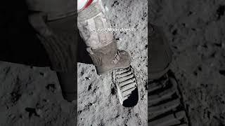 Neil Armstrong's Iconic Footprints: Humanity's First Steps on the Moon.#NeilArmstrong #Apollo11