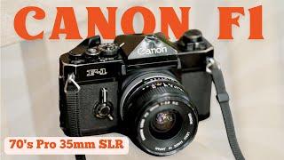 Canon F-1 - Canon's first-ever SUCCESSFUL pro 35mm SLR!