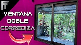 Fabricando una ventana de aluminio en champángne Mate TUTORIAL