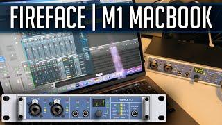 Fireface UCX with M1 MacBook Pro and External Synth