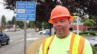 Highway Clean Up by IAM District 751 Volunteers