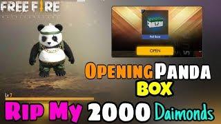 RIP My 2000 Diamonds || Opening Panda Box || Garena Free Fire - Desi Gamers